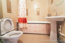 Удобный и современный санузел с ванной